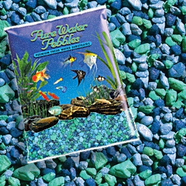 Pure Water Pebbles® Blue Lagoon Aquarium Coloured Gravel